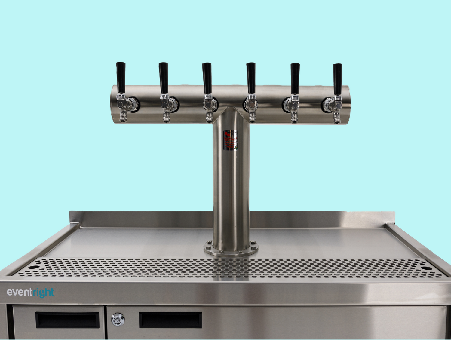 Eventright draught cart with Andale Font Tower