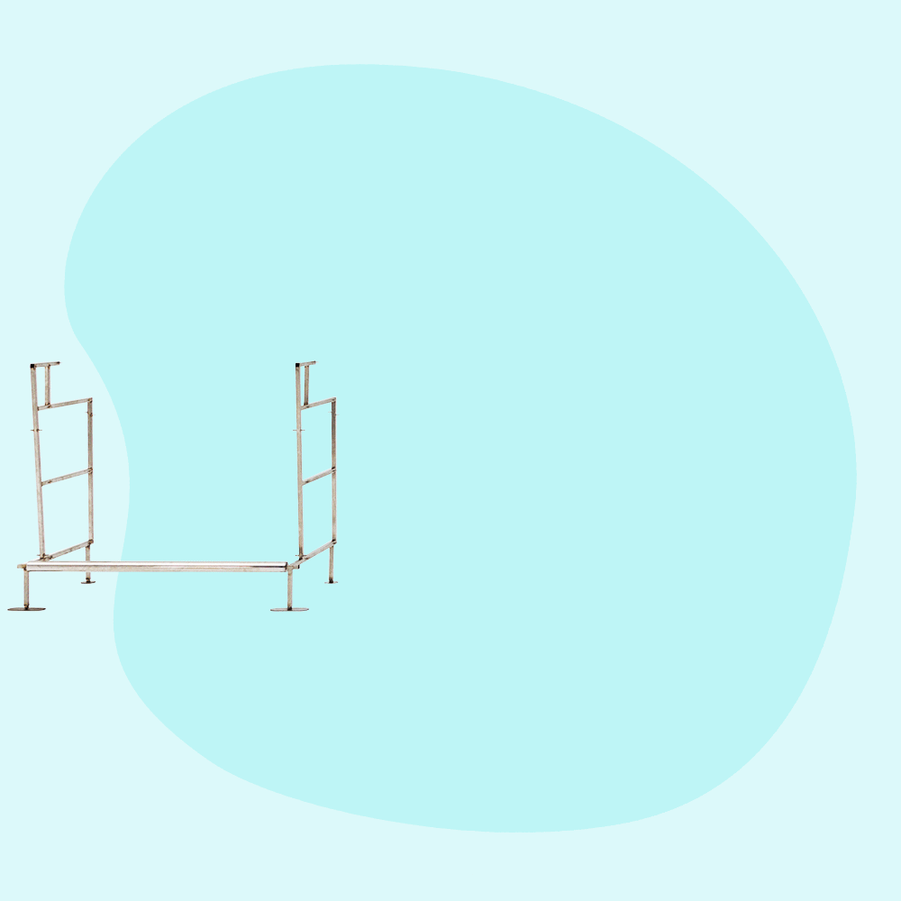Gif: Eventright portable bar - Simple flatpack assembly process.