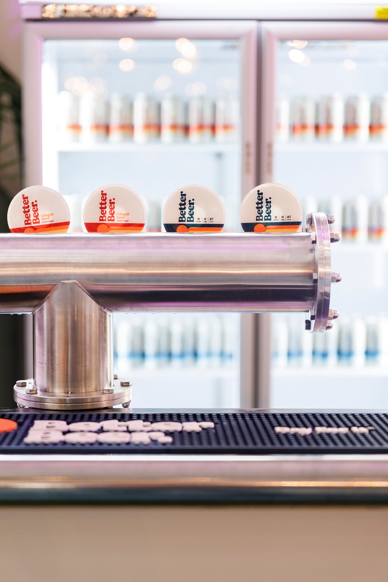 Eventright portable bar: Better Beer using Andale Font Towers