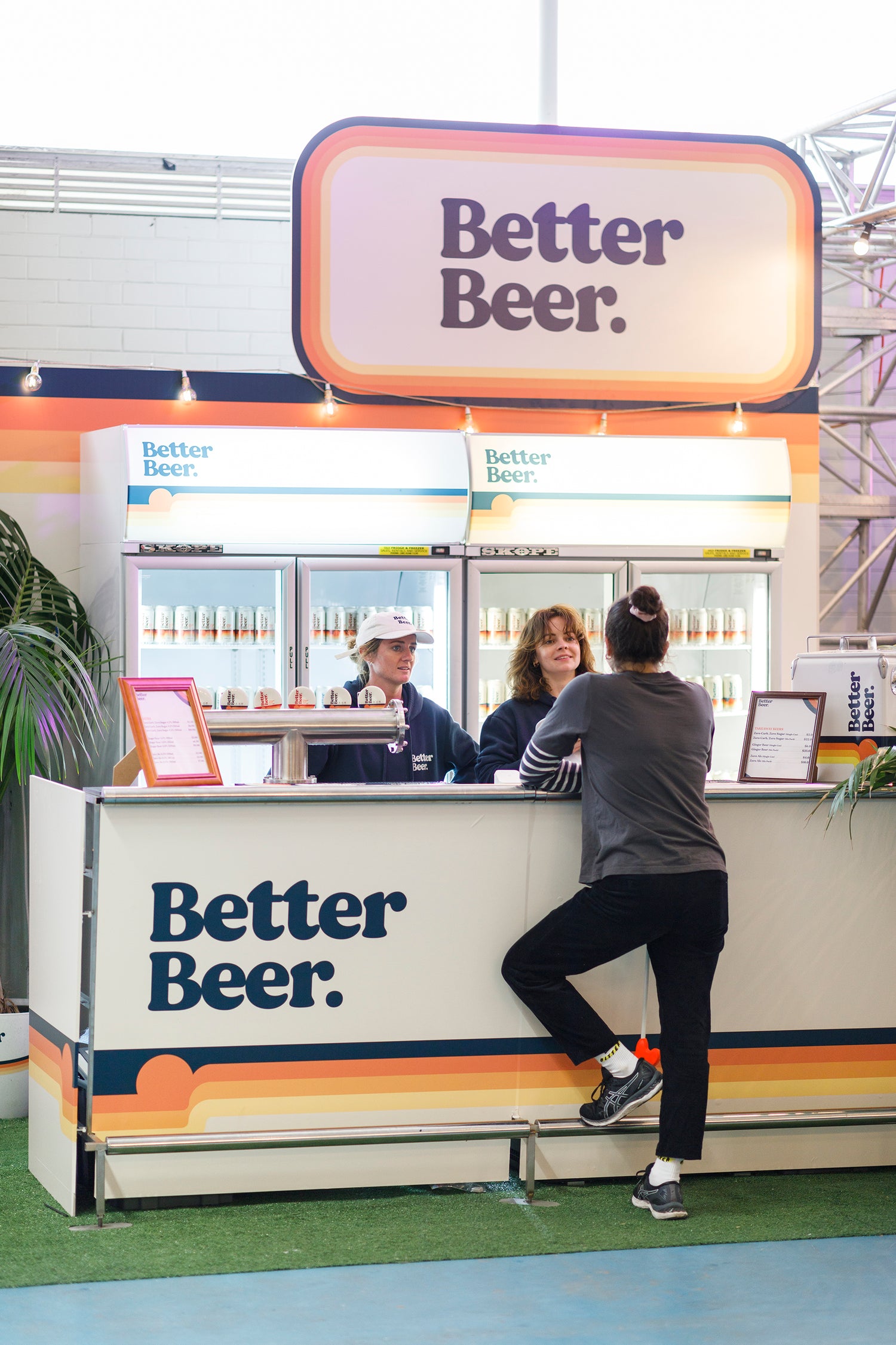 Eventright portable bar customisation: Better Beer bar at Froth Town